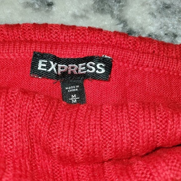 Express Red Hot Off Shoulder Top πππππ EUC - Picture 3 of 7